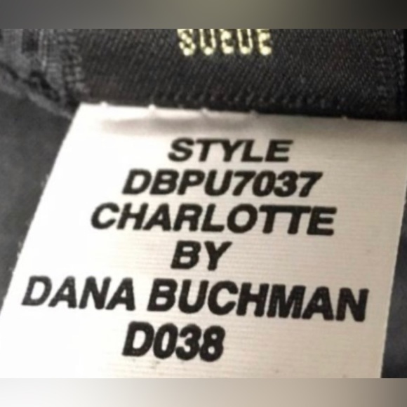 VTG Black Lambskin Leather Charlotte Straight Leg Pants: Size 8P - Picture 5 of 5